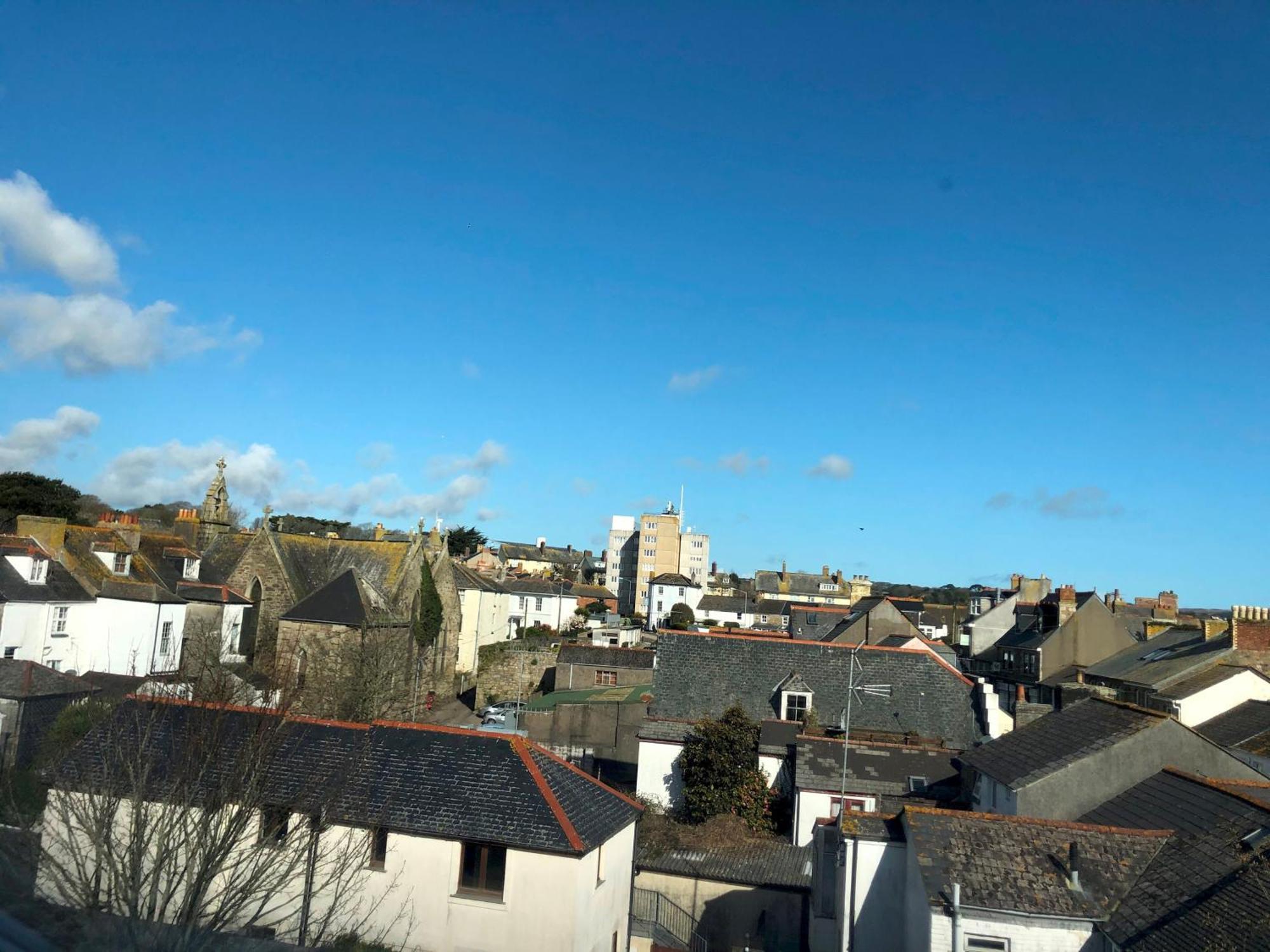 Stunning Penthouse In Penzance "Amazing Sea Views" Leilighet Eksteriør bilde